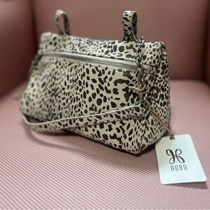 Hobo Bike Crossbody Cheetah Print NWT
